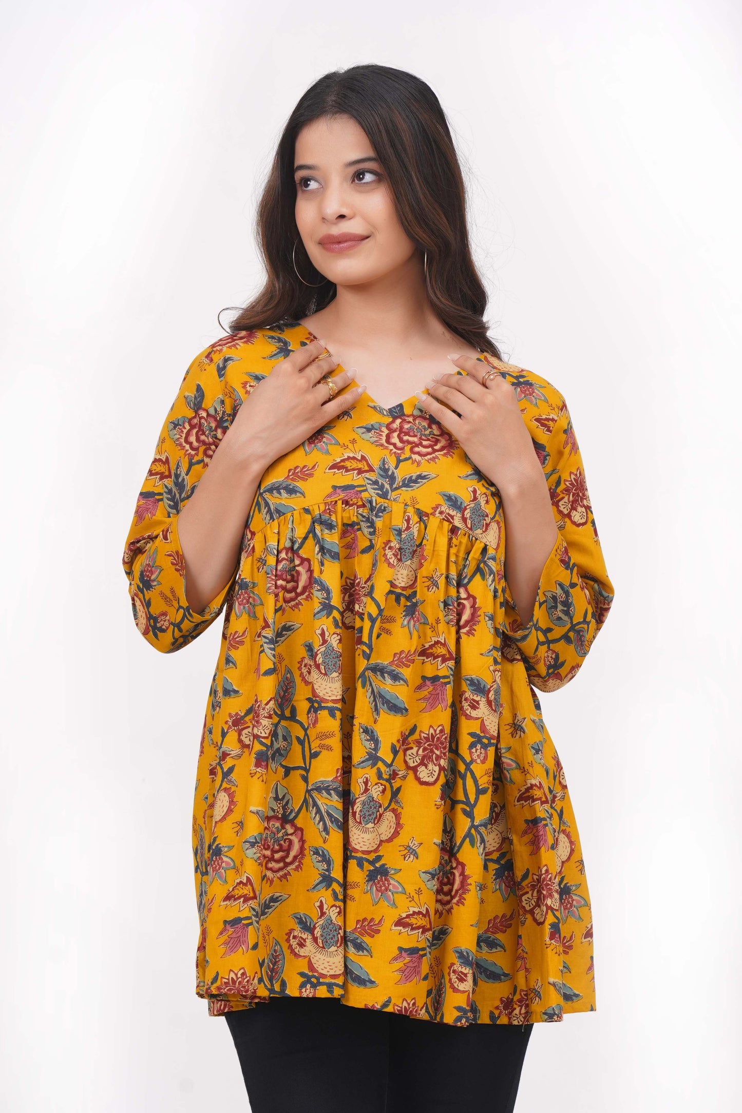 Preet Peplum Short Kurti