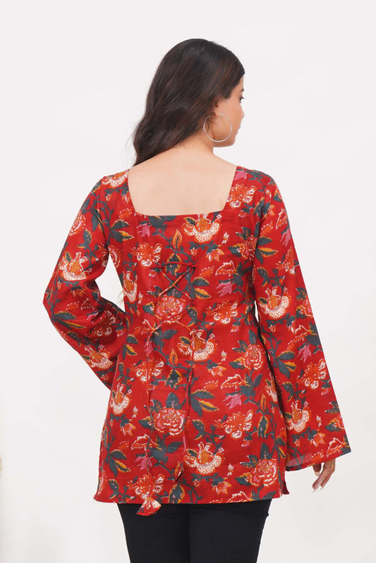 Heer Corset Back Fit Short Kurti