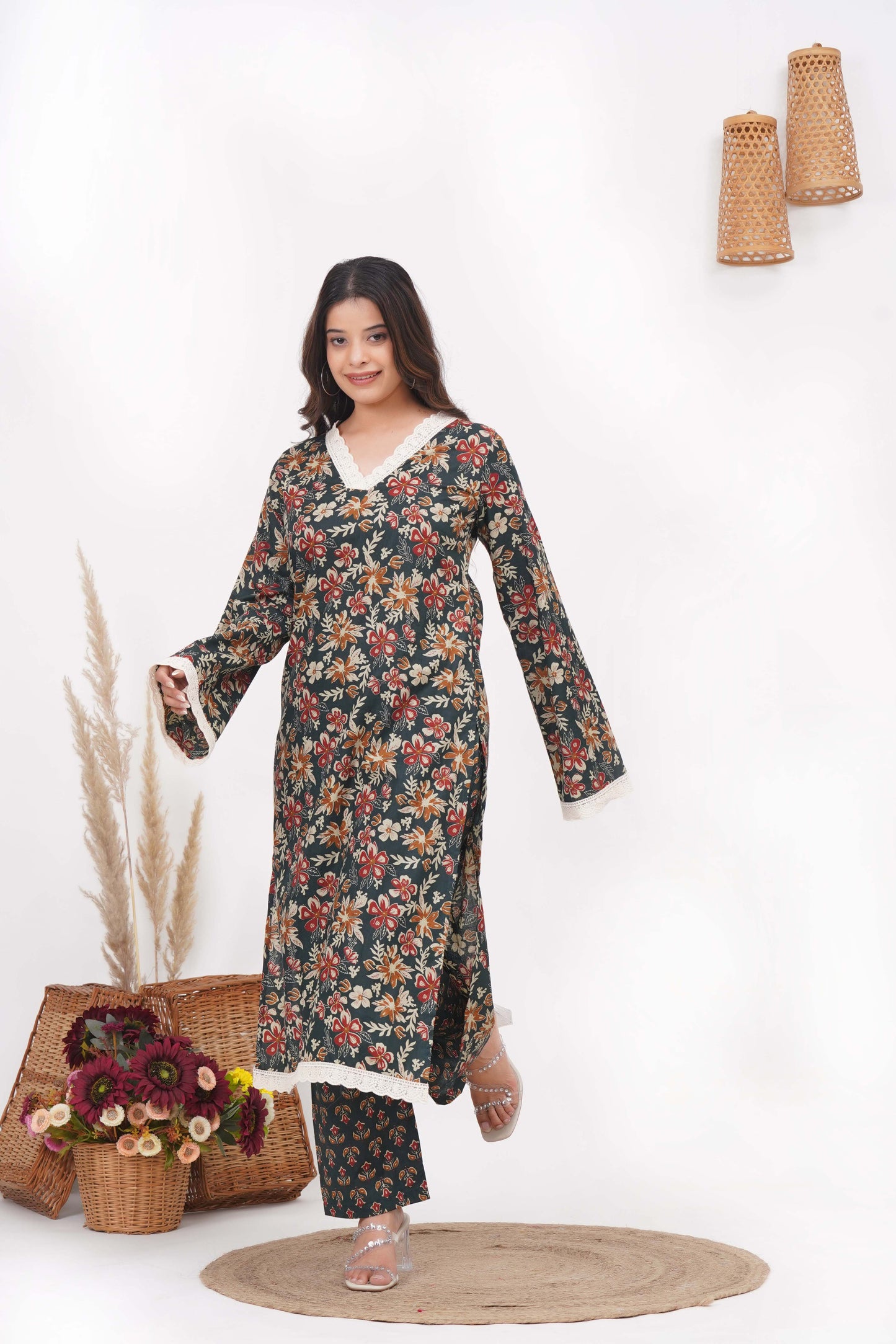 Heena Pakistani Kurti Set With Pant