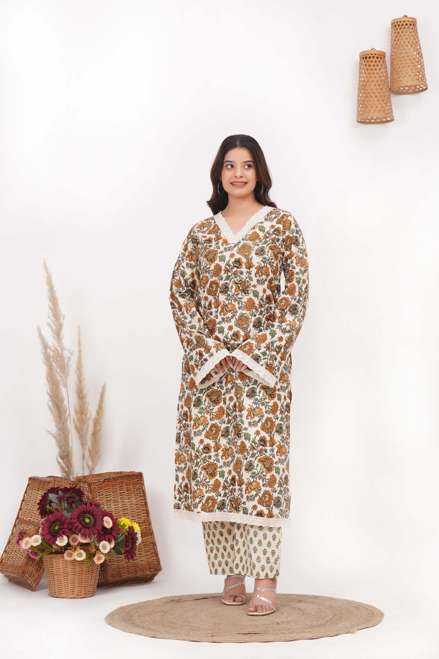 NOOR Pakistani Kurti Set With Pant