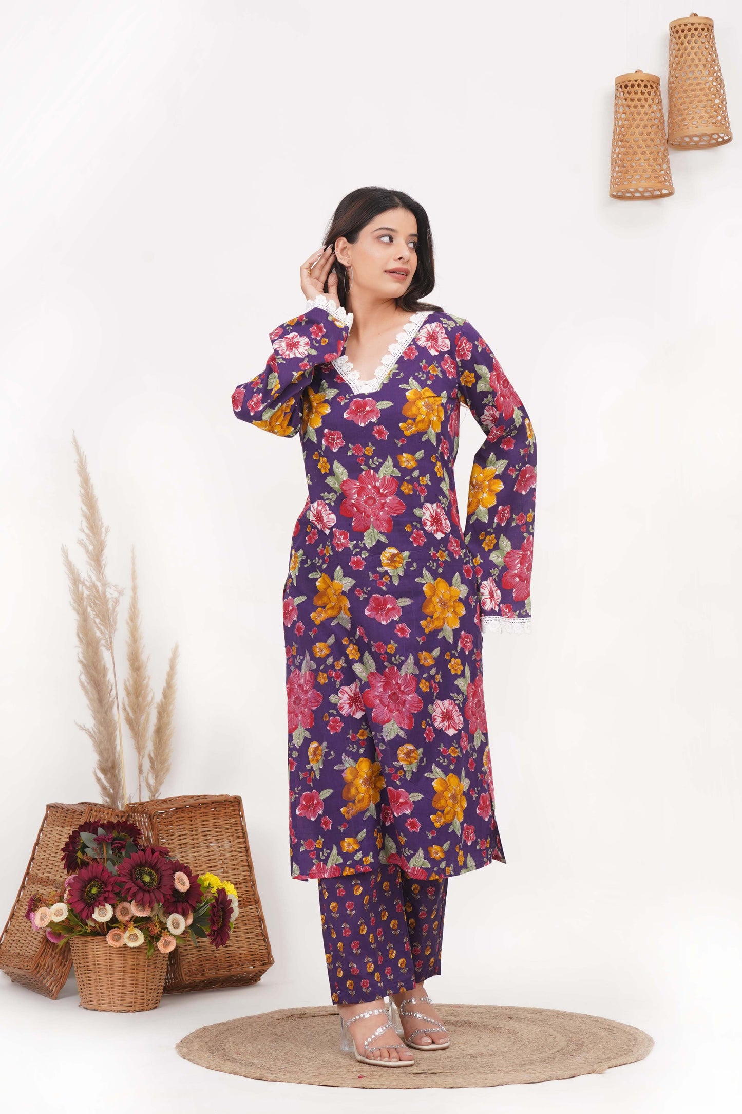 Meher Pakistani Kurti Set With Pant