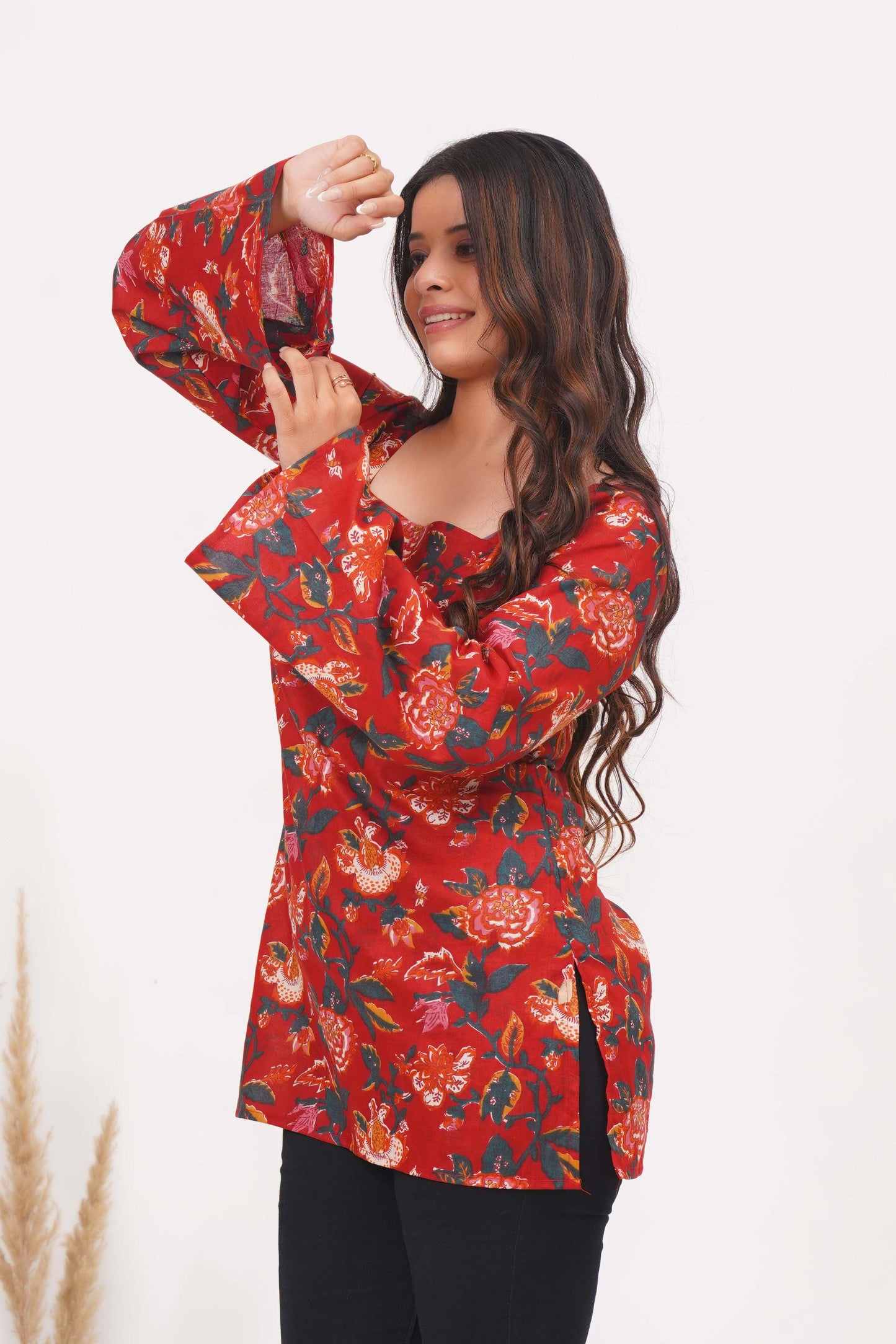 Heer Corset Back Fit Short Kurti