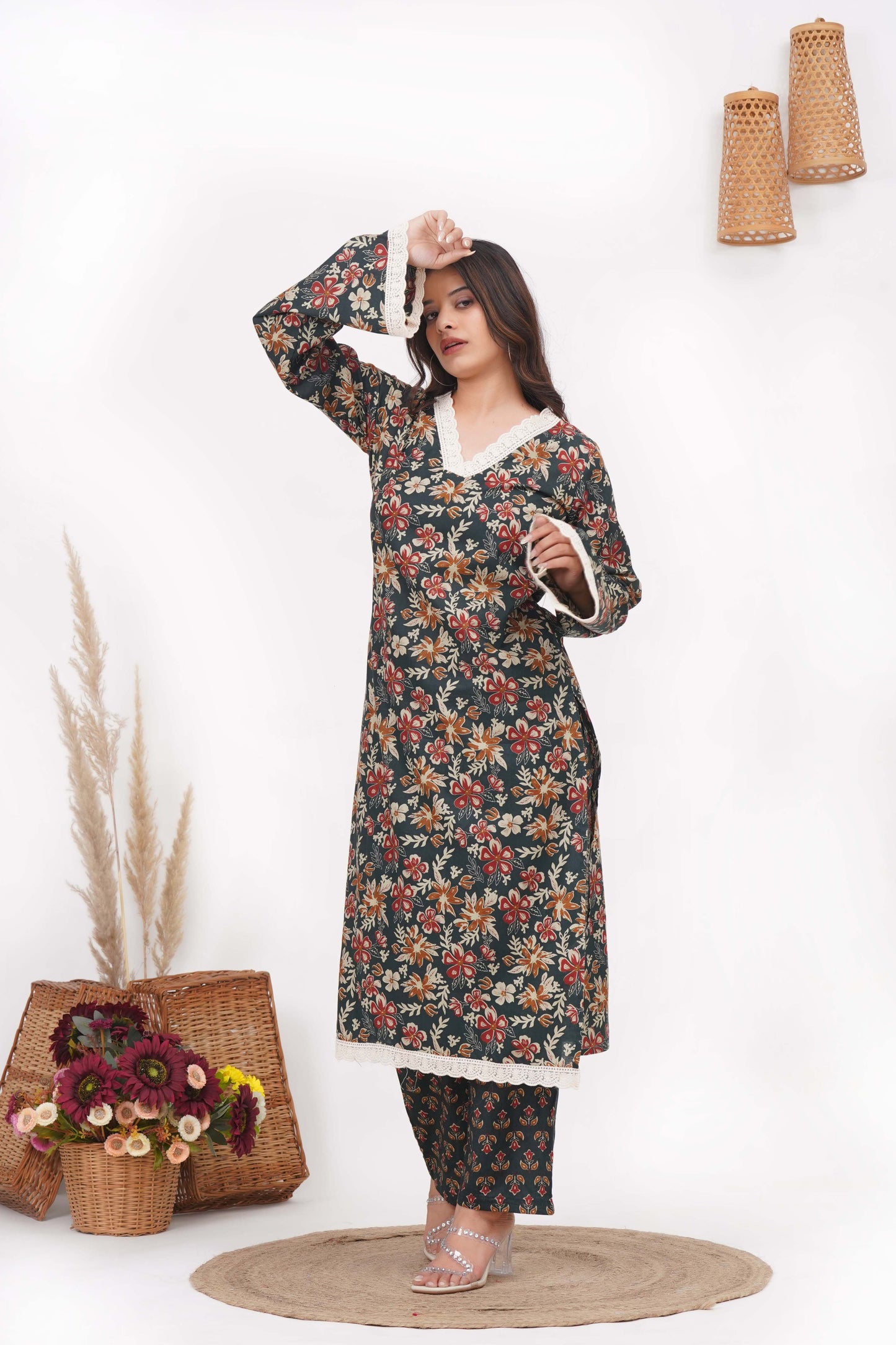Heena Pakistani Kurti Set With Pant