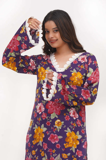Meher Pakistani Kurti Set With Pant