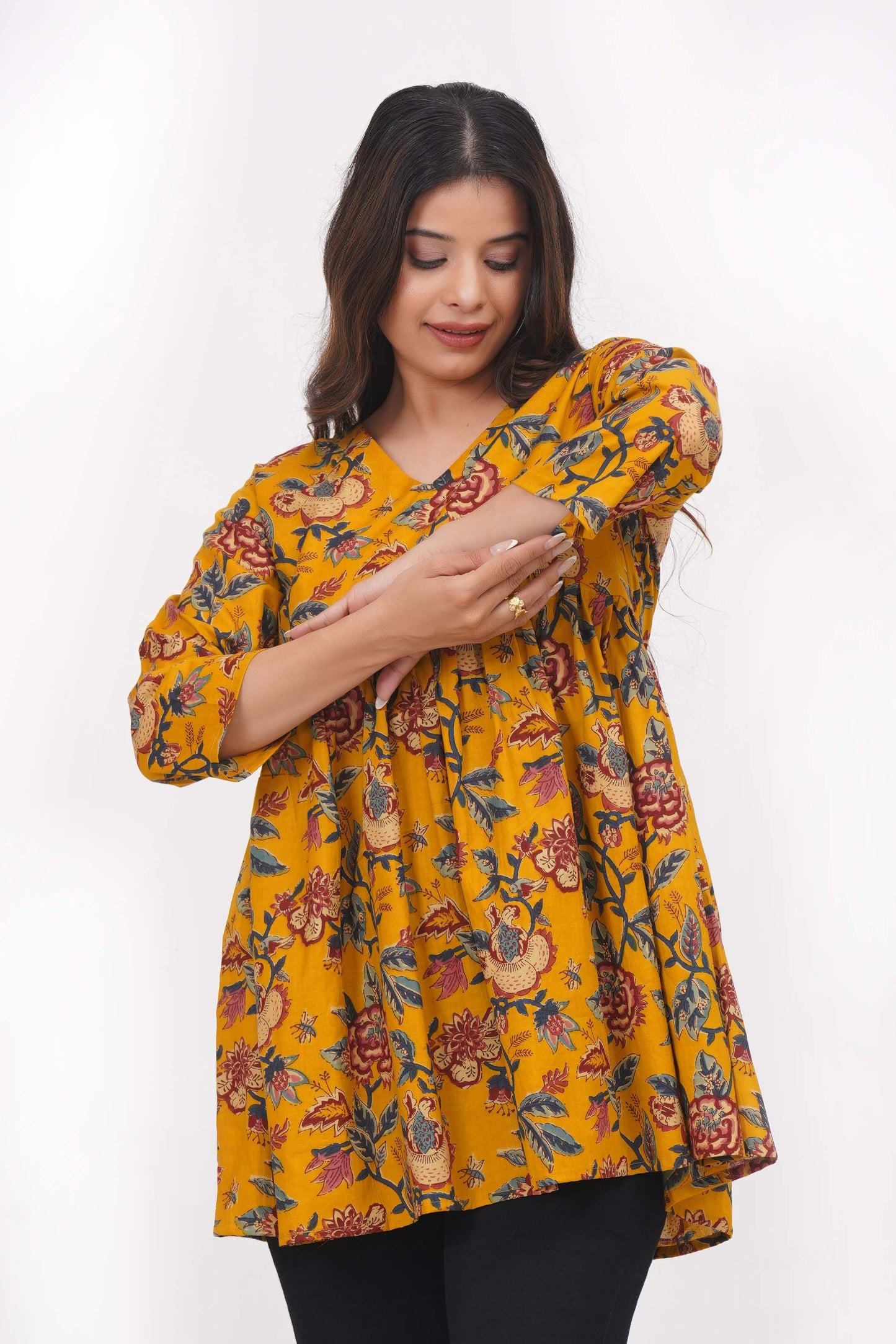 Preet Peplum Short Kurti