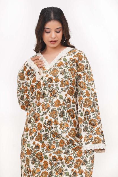 NOOR Pakistani Kurti Set With Pant