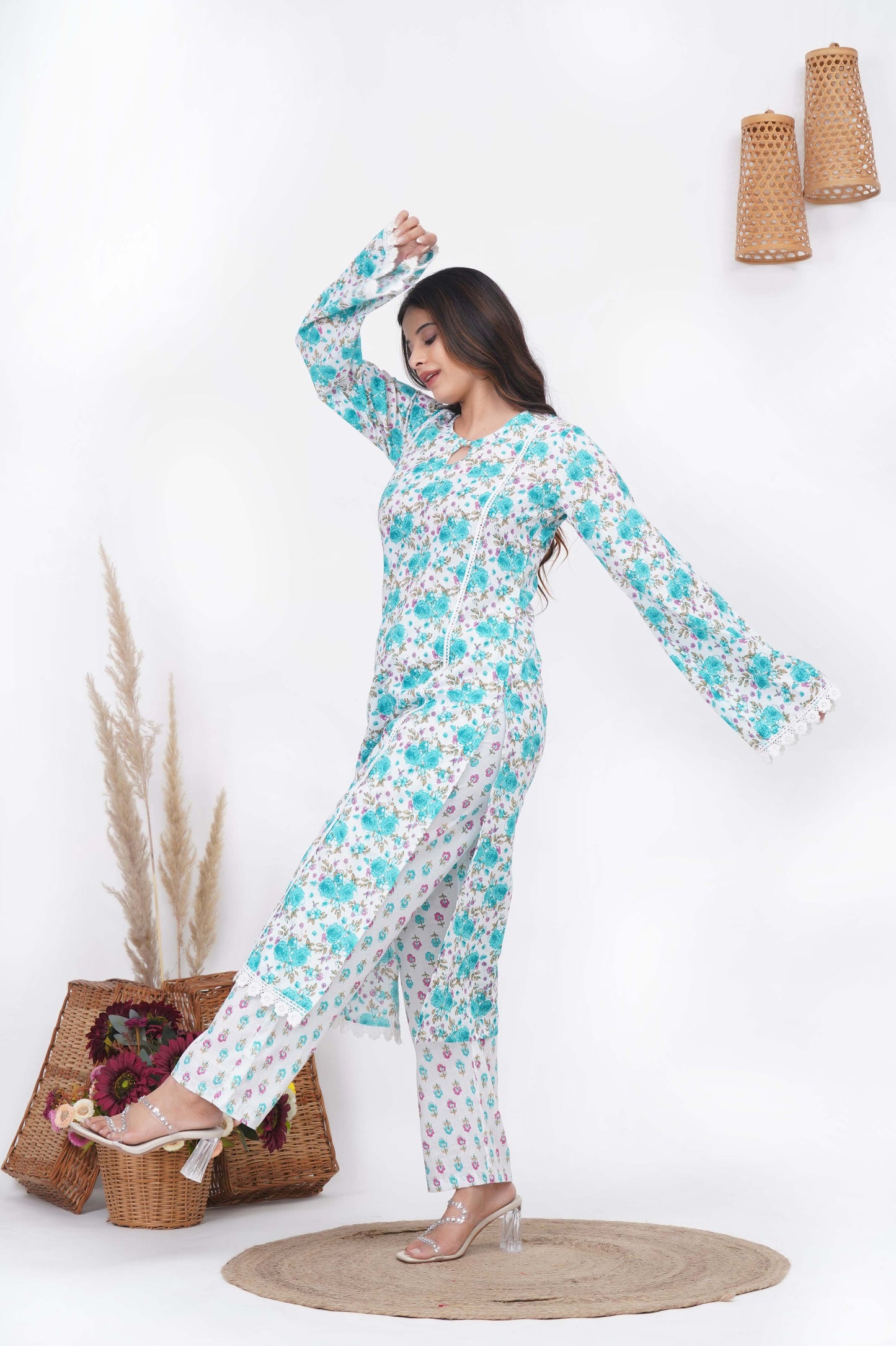Shabnam Pakistani Kurti With Pant
